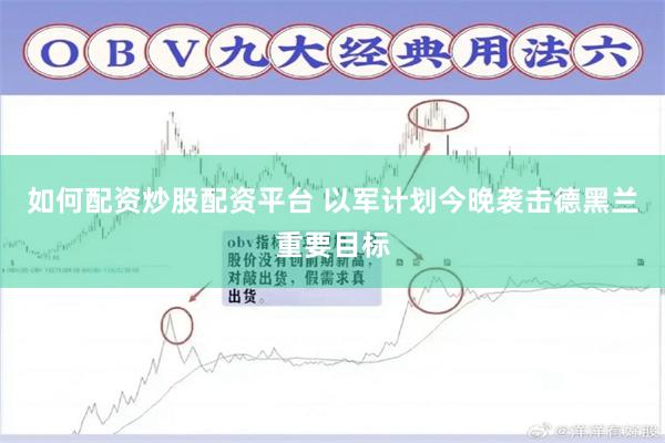 如何配资炒股配资平台 以军计划今晚袭击德黑兰重要目标