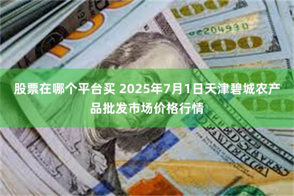 股票在哪个平台买 2025年7月1日天津碧城农产品批发市场价格行情
