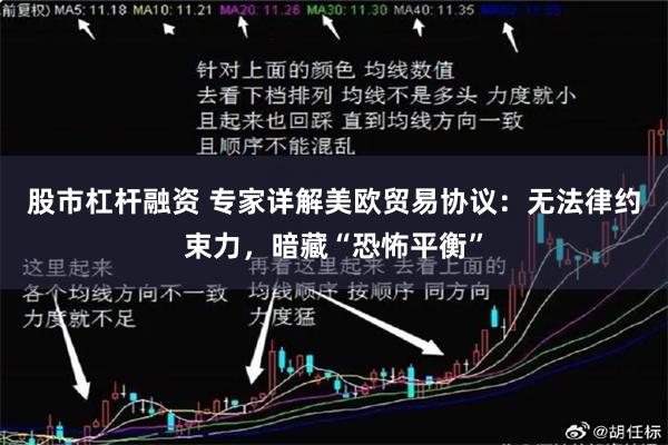 股市杠杆融资 专家详解美欧贸易协议：无法律约束力，暗藏“恐怖平衡”